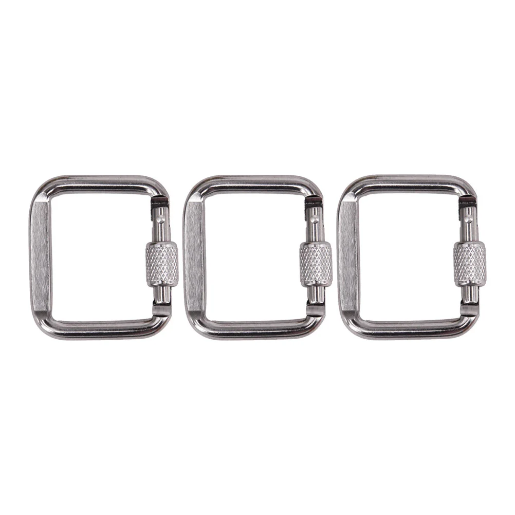 

Hand Buckle Camping Keychain Durable Keychains Multifunctional Buckles Sturdy Ring Carabiner