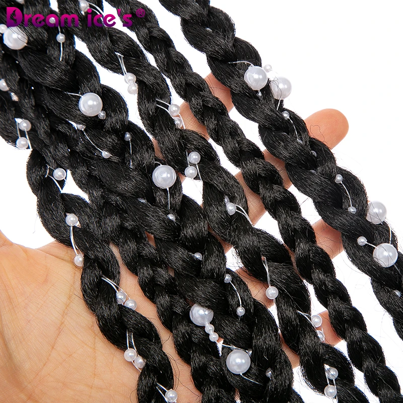 Long Synthetic Black Hair Extensions Pony Tail Hairpieces for White Women Braided Ponytails Spice Girls Cosplay Party DREAMICE'S