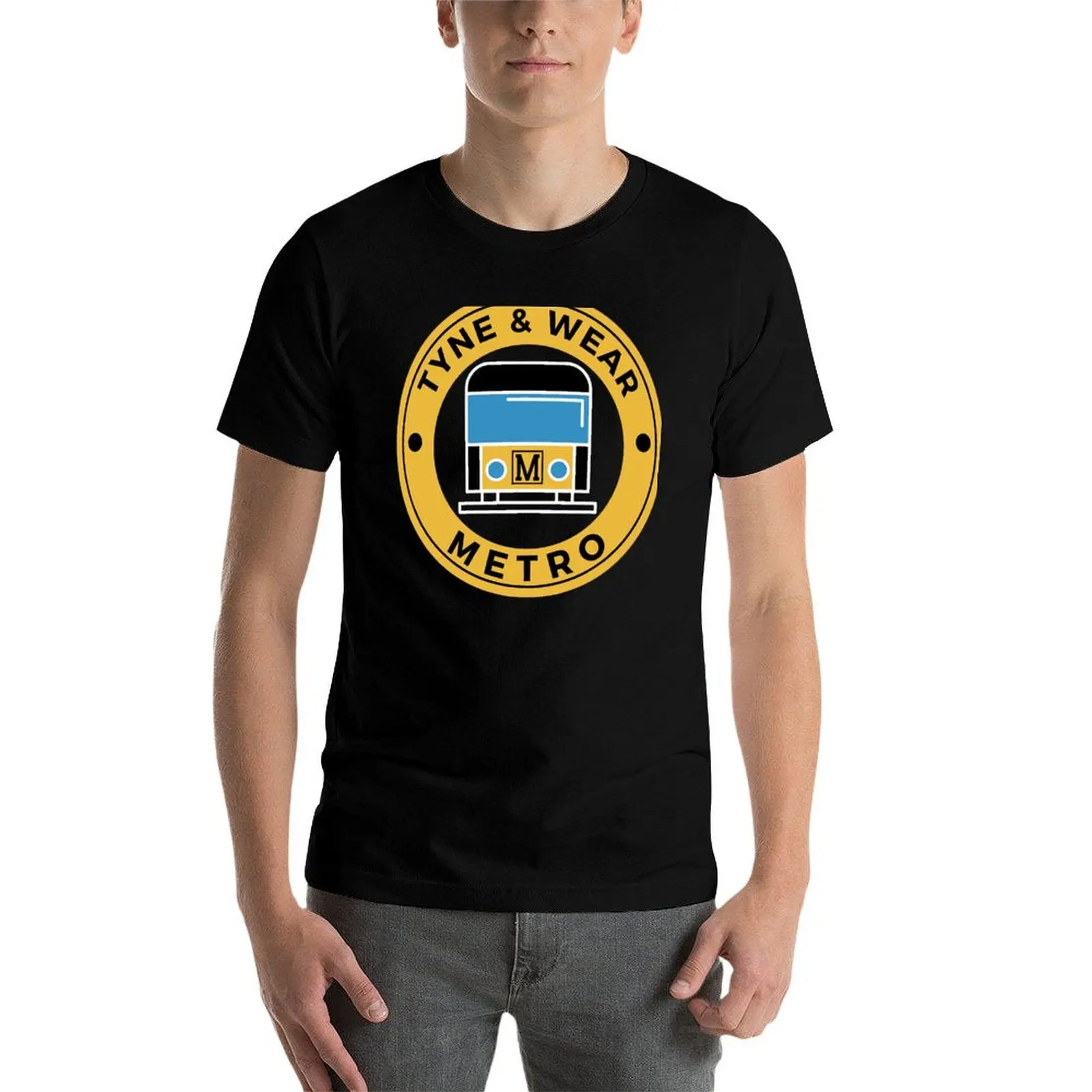 Tyne _ amp Wear Metro Мужская одежда футболки с графическим рисунком для баскетбола