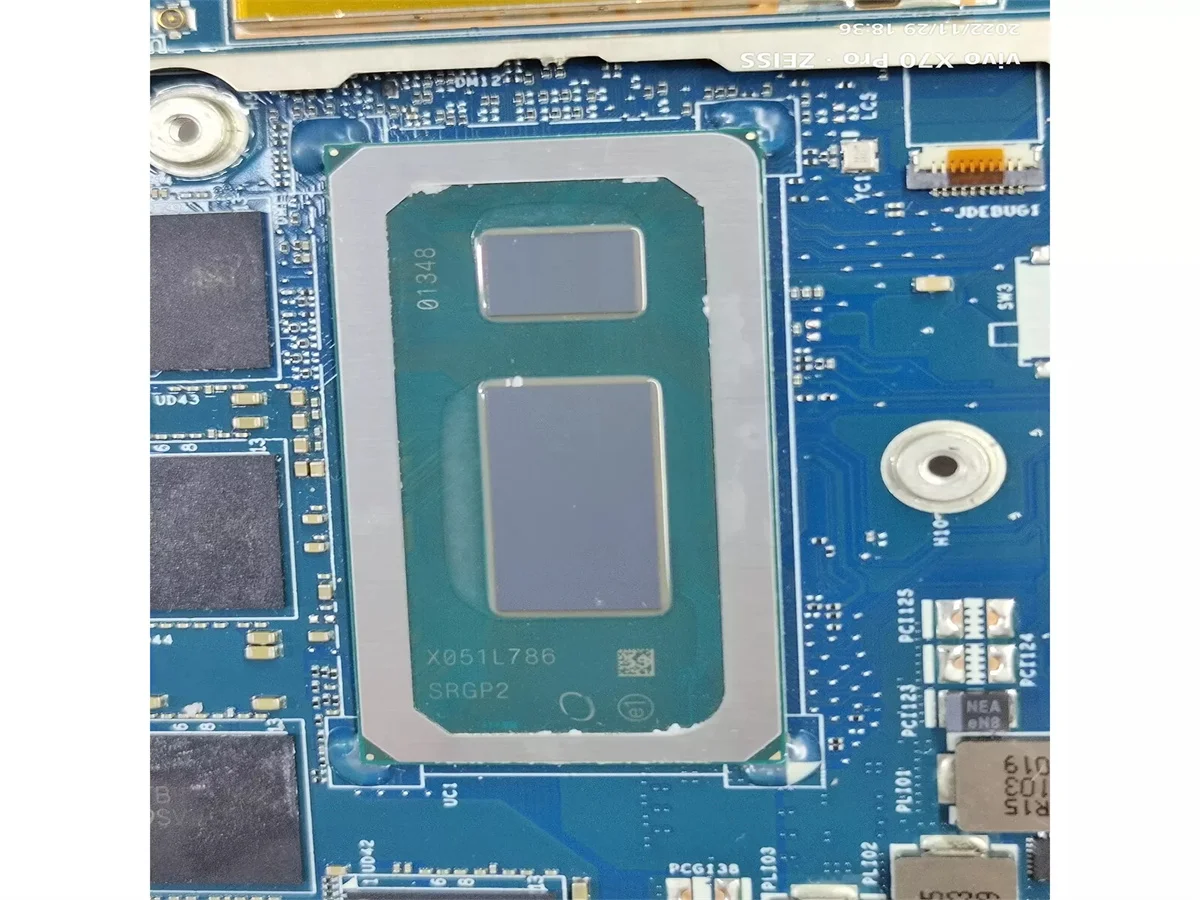 0V4TK1 для ноутбука Dell Latitude 9510 материнская плата SRGKV I7-10610U 16G LA-H981P 100% полностью