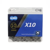 kmc x10 bike 10 speed chain 12 x 11128 with missinglink iamok 116l chains for shimano and 10 speed drivetrains bicycle parts