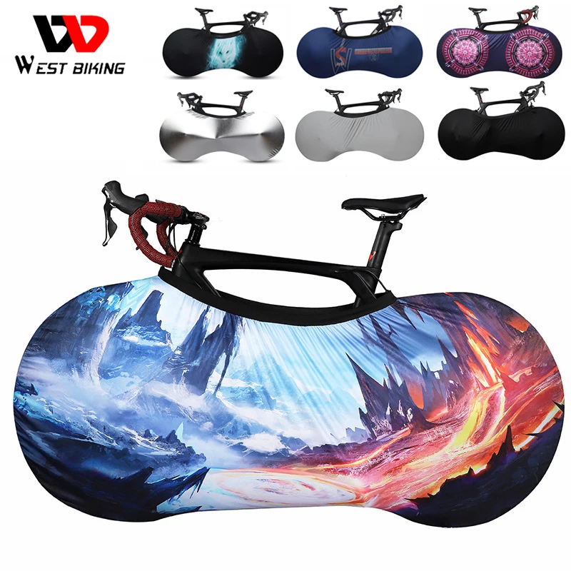 

WEST BIKING Bicycle Dust Cover MTB Road Bike Protector Scratch-proof Frame Wheels Shield Jacket Storage Bag Bike Maintenance