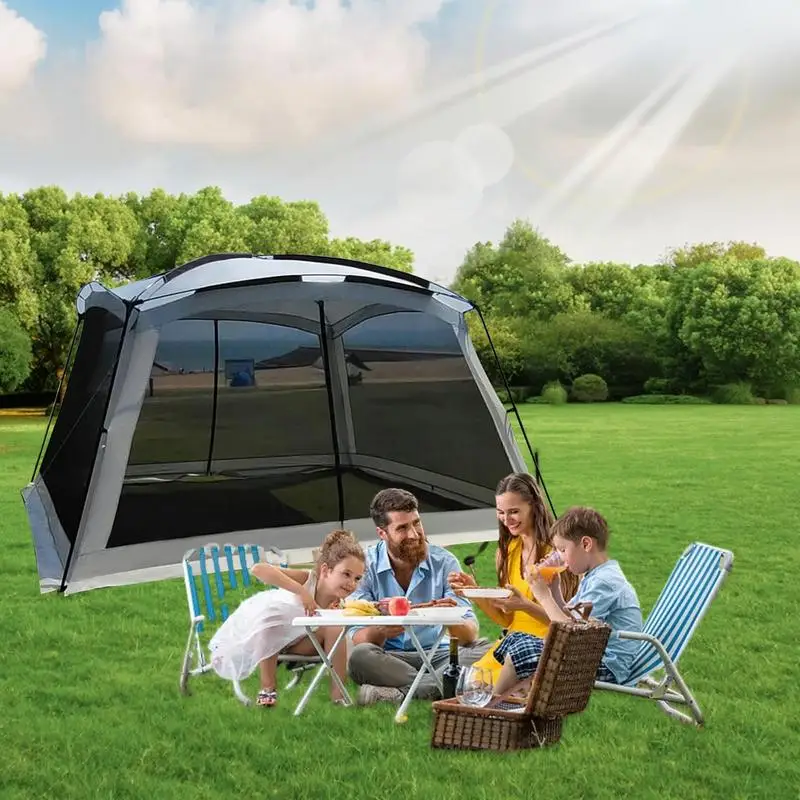 Открытый навес от москитной сетки легкая палатка для кемпинга тент сада патио