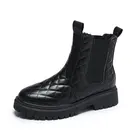 Женские зимние ботинки, новинка 2021, толстые бархатные зимние модные теплые короткие ботинки большого размера, хлопковая обувь, женская хлопковая обувь