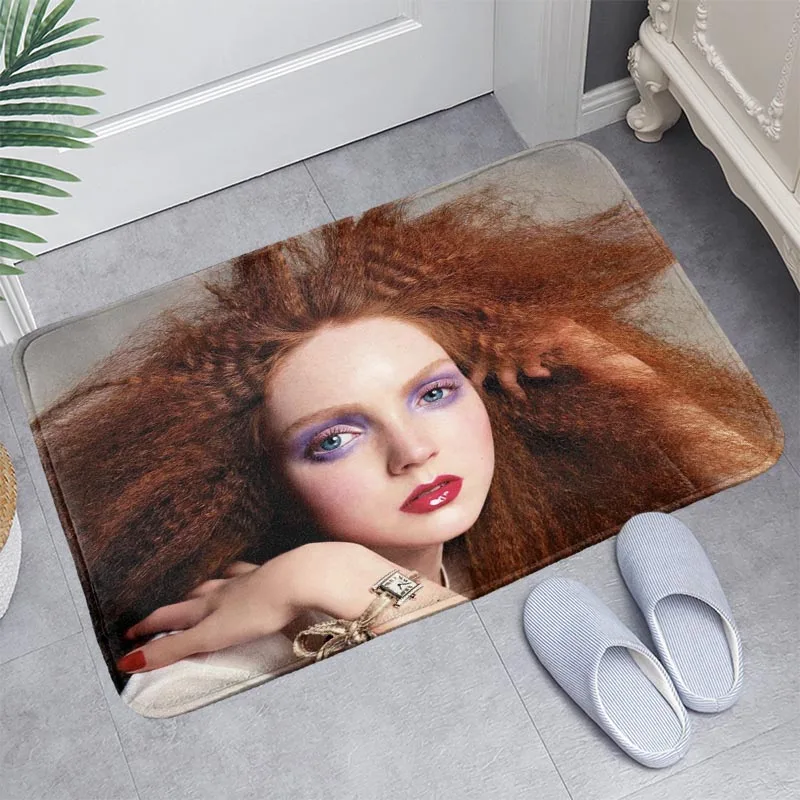 

New Arrival Lily Cole Doormat Home Mat Machine Made Anti Slip Carpet Living Room/Hallway Bath Mat For Kids Gift