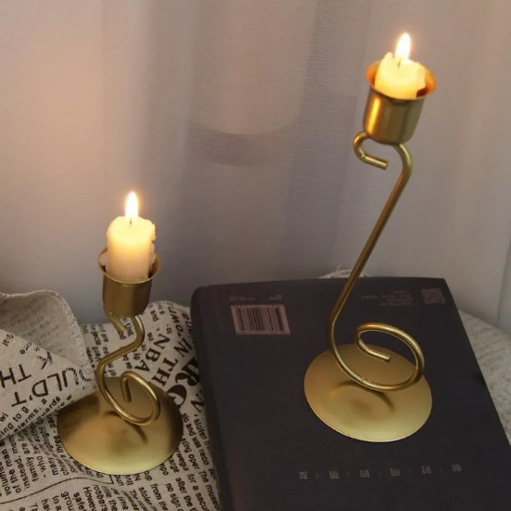 Desktop Exquisitetabletop Decoration Candle Support Holder Supplies For Dinner Dining Table