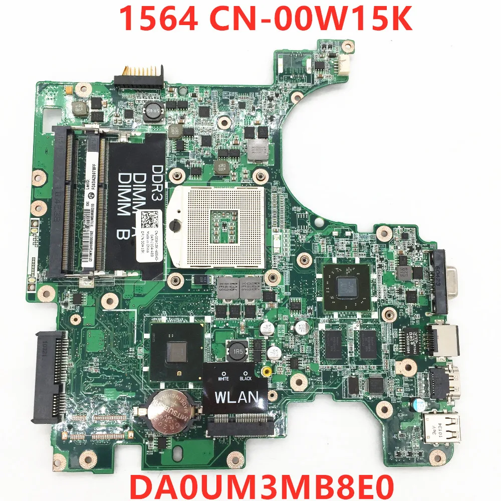 CN-00W15K 00W15K 0W15K Mainboard For DELL 1564 Laptop Motherboard Pavilion REV:A00 PWB:5X2FJ DA0UM3MB8E0 HM55 DDR3 100%Tested OK
