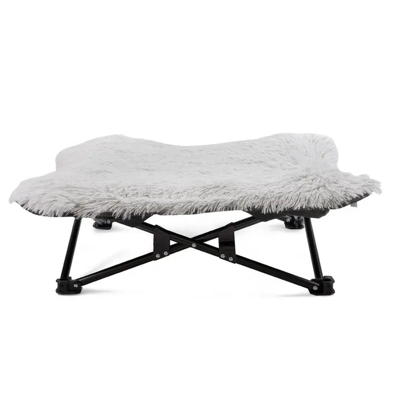 

Dog Hammock Bed Dog Training Platform Raised Pet Bed With Frame And Plush Dog Cot Bed With No-slip Feet For Indoor And Outdoor