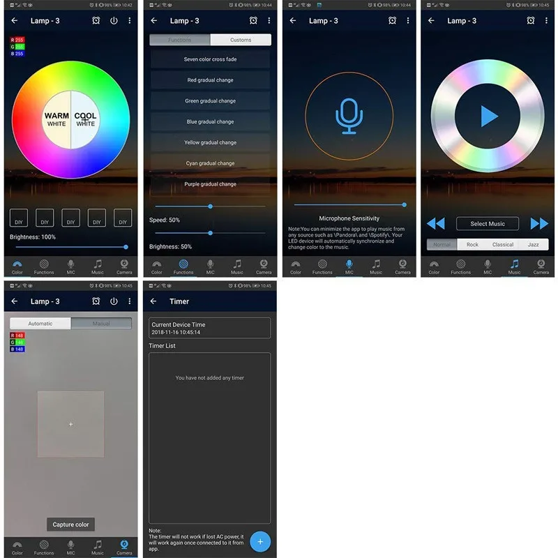 Волшебный домашний светодиодный Wi-Fi контроллер RGB RGBW RGBWW 5 в 12 В 24 для светодиодной