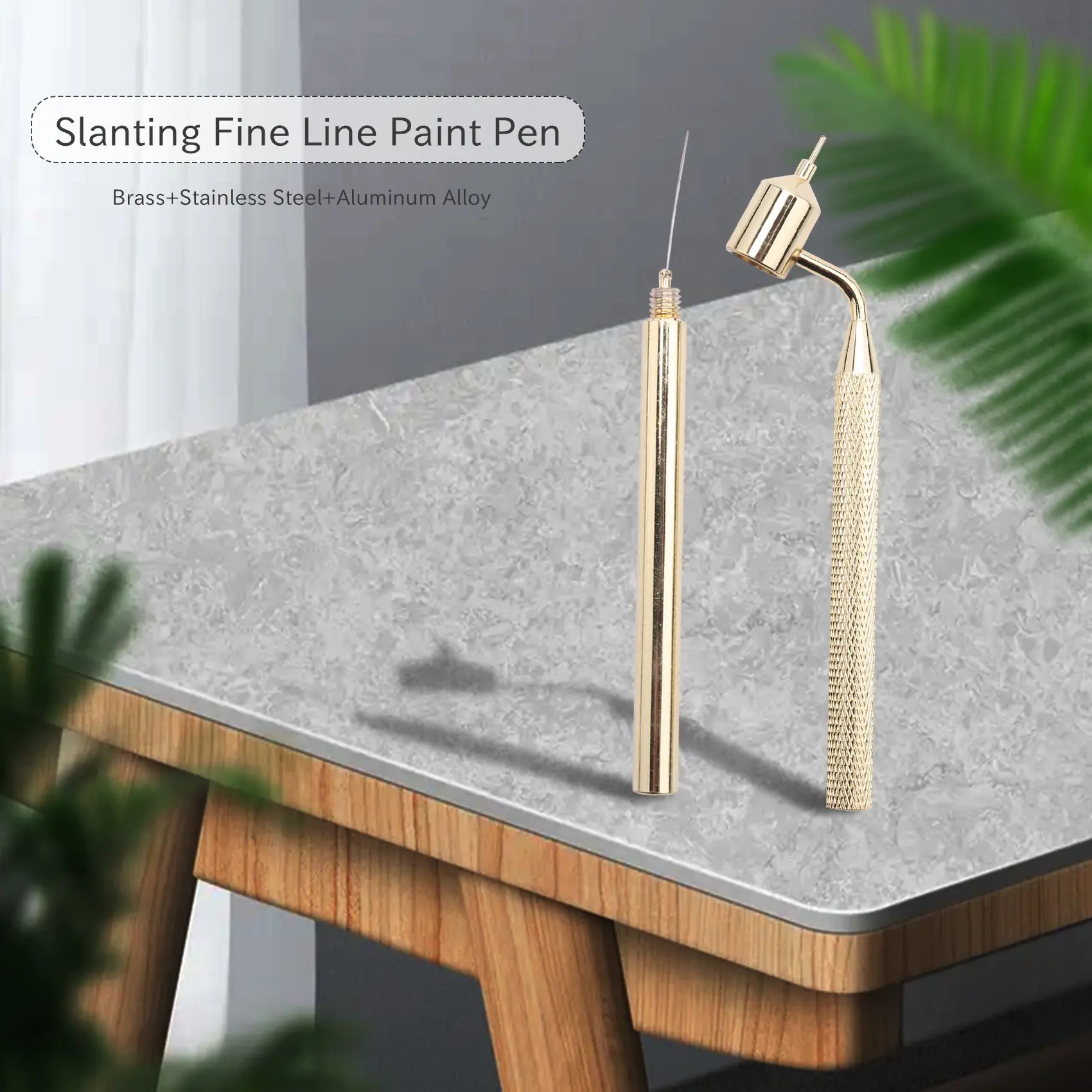 

Slanting Fine Line Paint Pen Precision Press Up Paint for Rock Chips and Scratch Repair Art Supplies 0.5mm