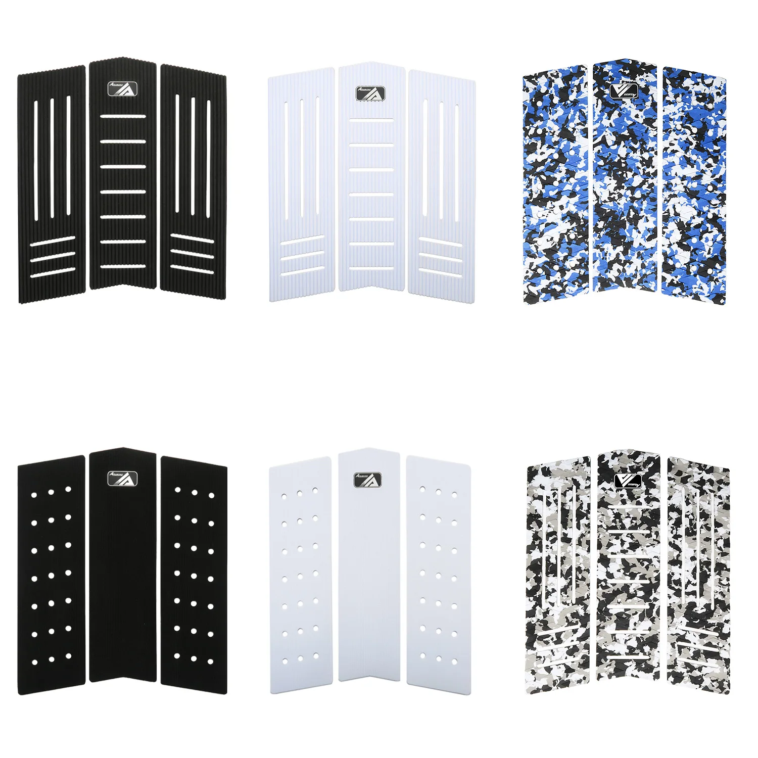 3 шт. противоскользящие передние накладки на доску для серфинга