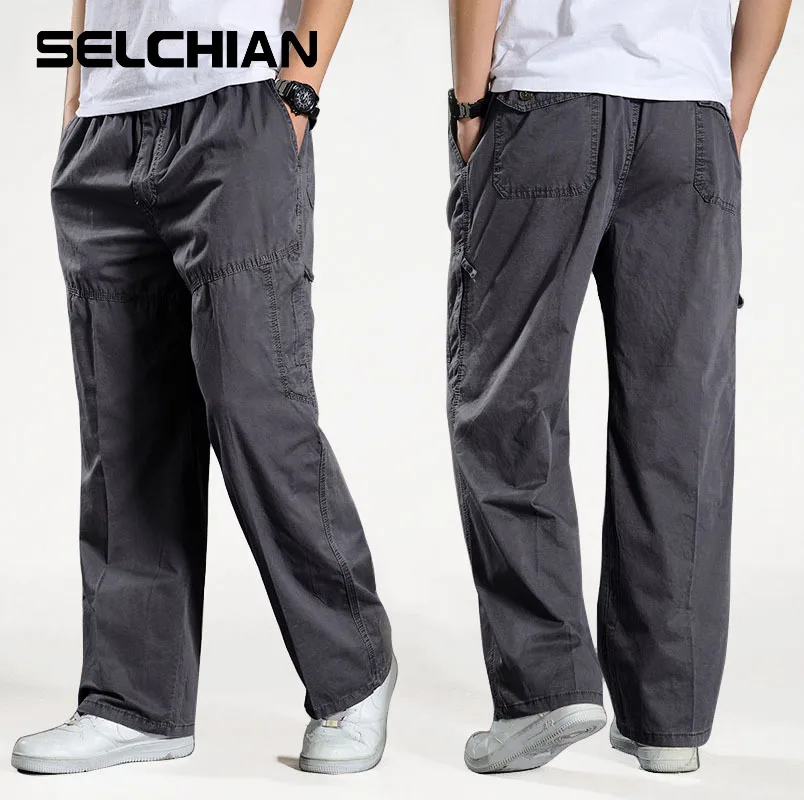 

Men Harem tactical Pants 2021 Sagging cotton pants men Trousers plus size sporting Pant Mens Joggers Casual pants 6XL