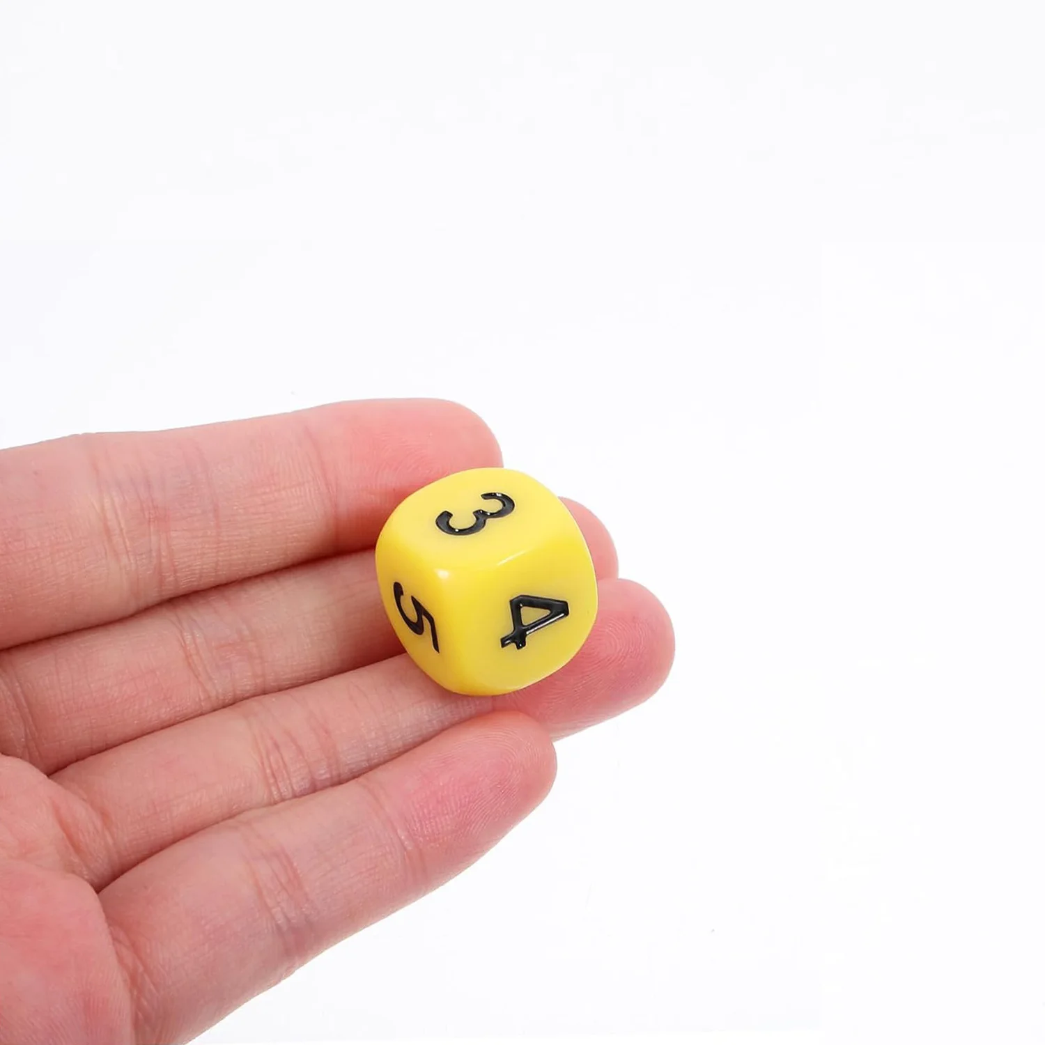 Аксессуары для цифровых пазлов 0-5 Желтые кости 16 мм