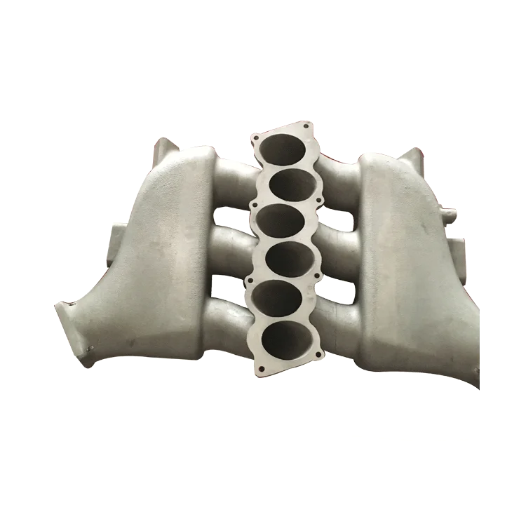 

aluminum die casting product Supply aluminum gravity casting intake manifold as drawing or sample automobiles spare part