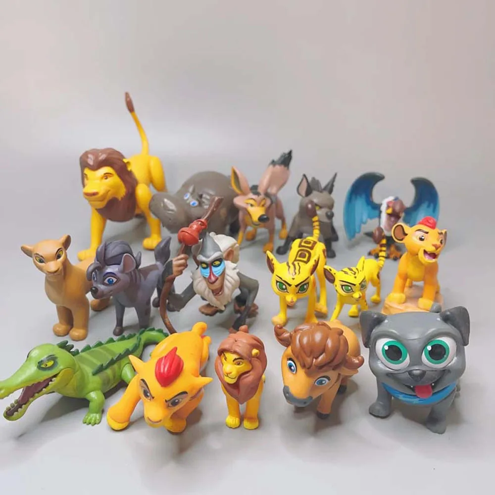 Фото Disney Король Лев Симба Муфаса Нала Фигурка Игрушки Забавные Рафики Тимон Шрам Зазу Аниме Фигурка Подарки для Детей Домашний Декор №3