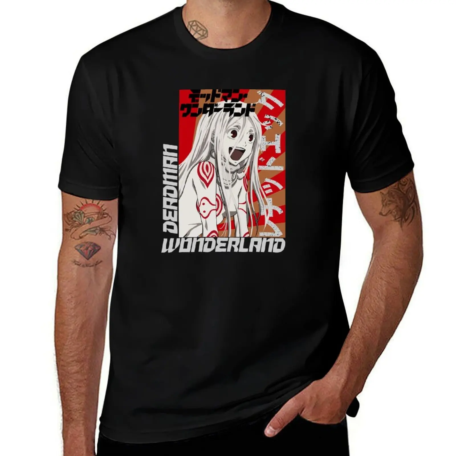 Фото Футболка Shiro Deadman Wonderland, легкая спортивная футболка для бега №1