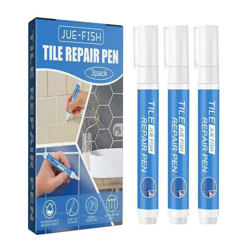 

Ручка Grout 3 шт., ручка для домашней плитки, маркер для покраски стен, для кухни и ванной комнаты