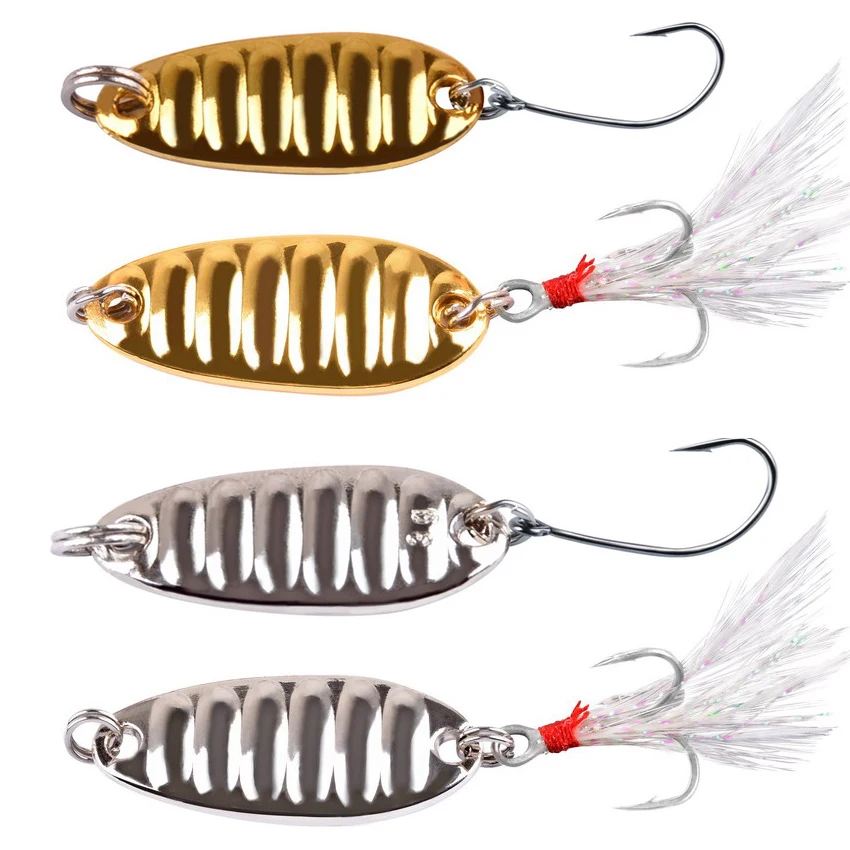 

Trout Spoon Fishing Lures spinner bait Wobblers Jig Lures 1.5g-25g Pesca Artificial VIB Sequins Hard Baits Carp Fishing Tackle