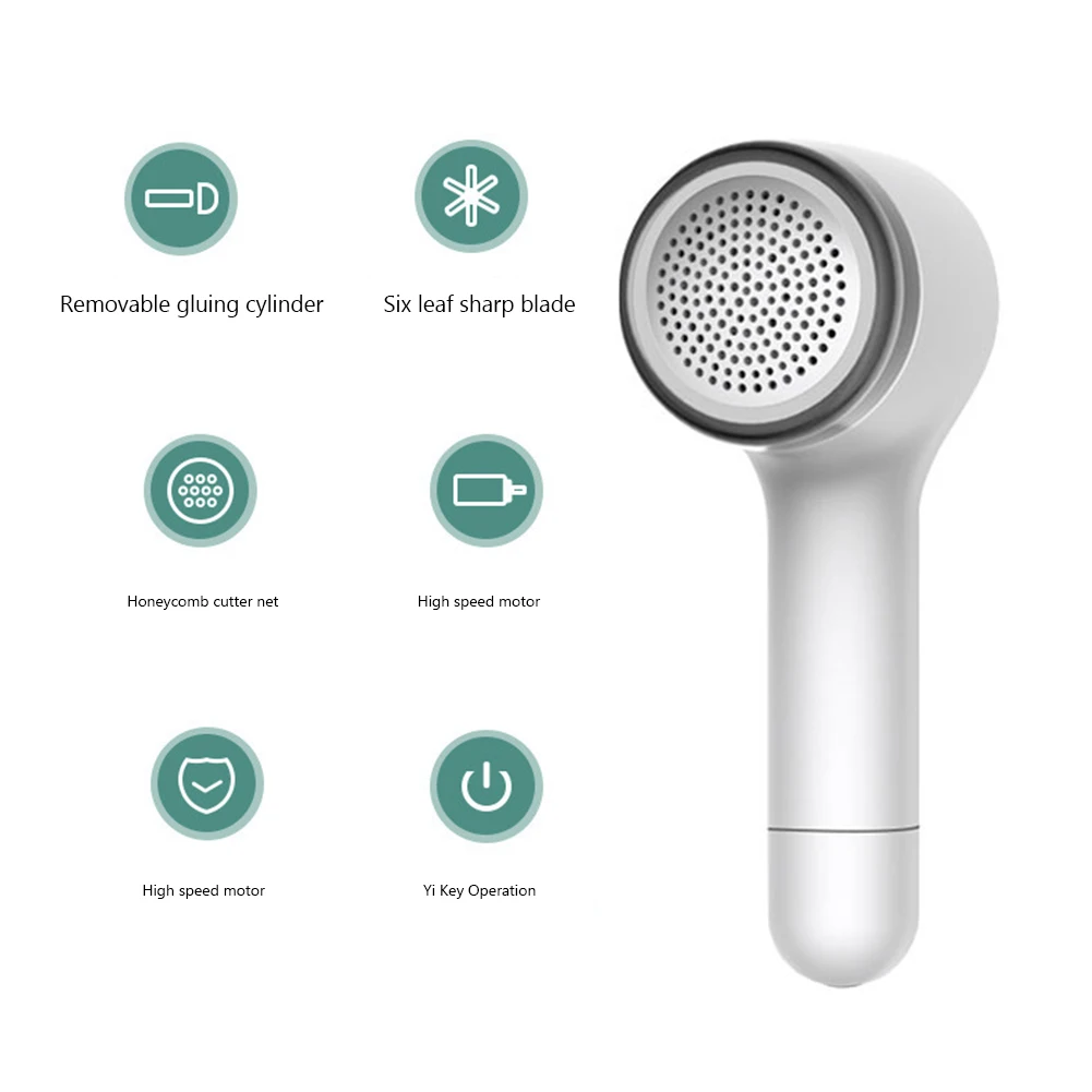 

Портативный электрический прибор для удаления ворса с 6 лезвиями