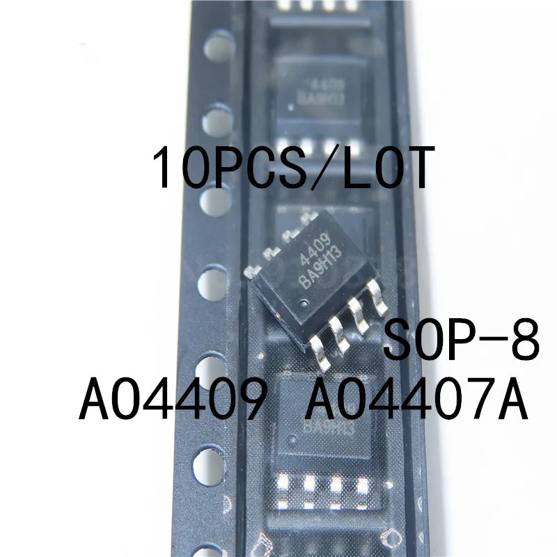10 шт./лот AO4409 4409 AO4407A 4407A 4407 SMD SOP-8 FET оригинальная новая искусственная кожа 10 шт./лот AO4409 4409 AO4407A 4407A 4407 SMD SOP-8 FET оригинальная новая искусственная кожа