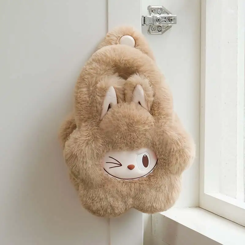 Новая натуральная сумка с цветком Labubu классическая серия монстров рюкзак модная
