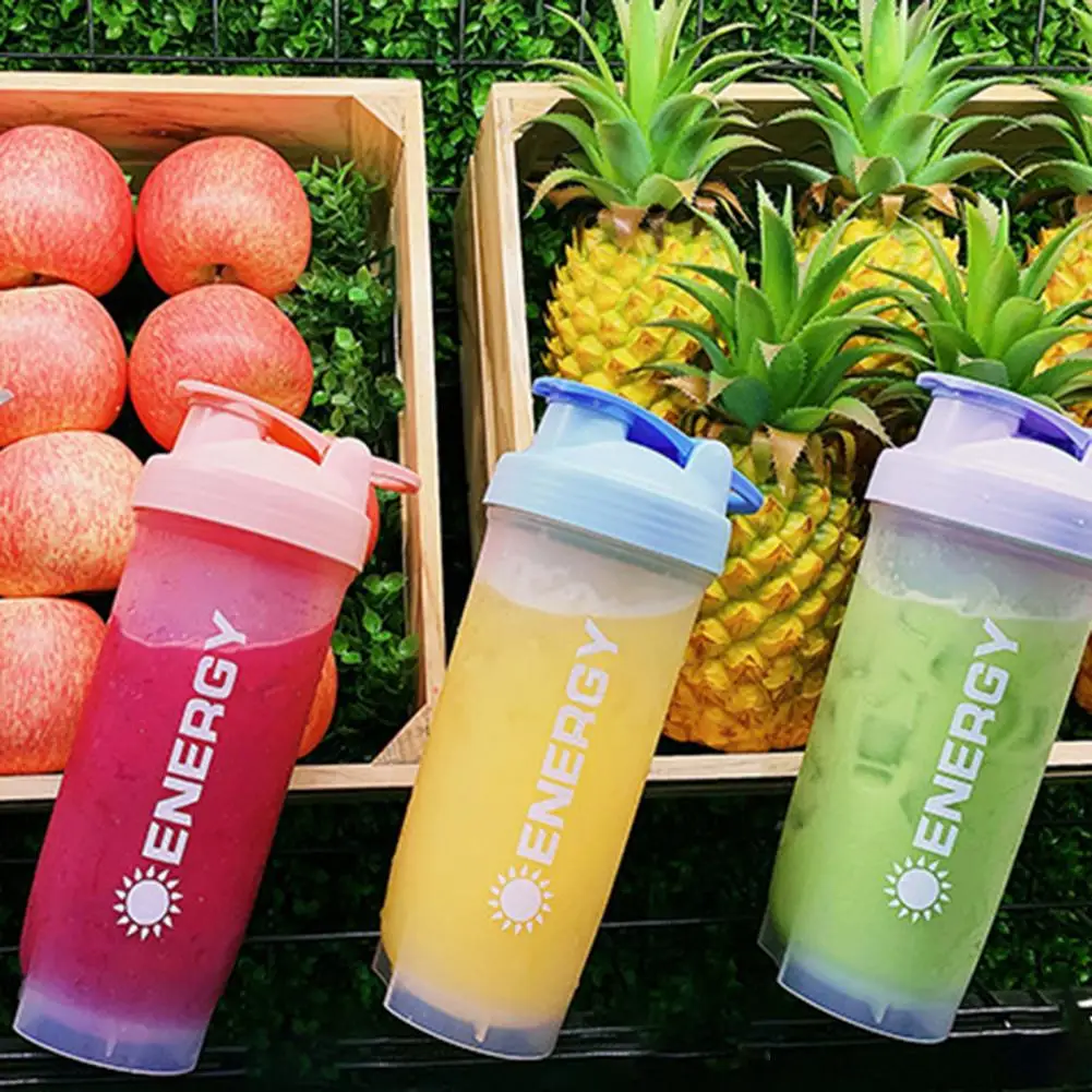 

500ml Portable Shaker Bottle with Stirring Ball Leakproof PP Effortlessly Protein Mixes Water Cup for Fitness Water Bottle