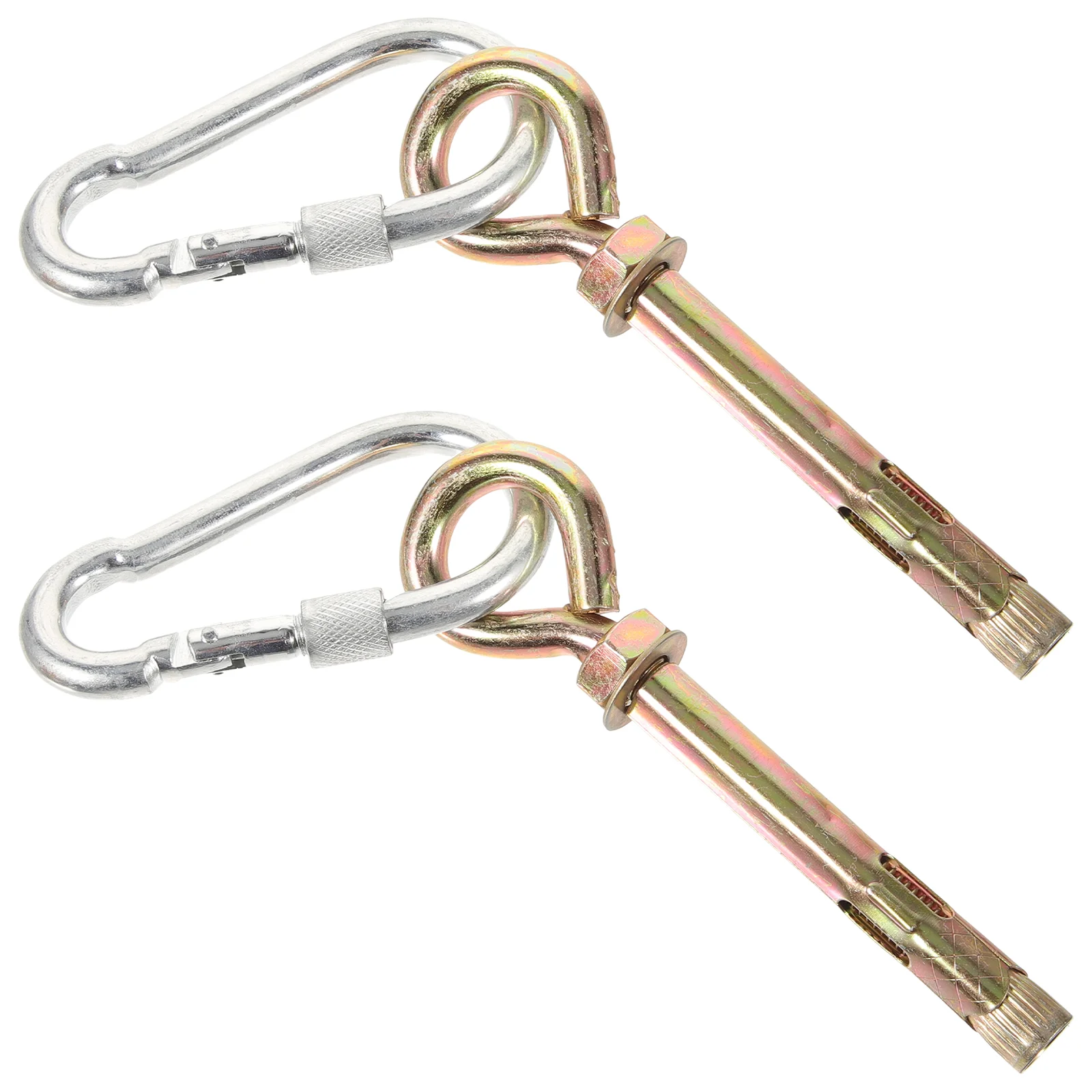 

Heavy Duty Hooks Drop Ceiling Hanging Accessories Hammock Hanger Carabiner Stainless Steel Swing