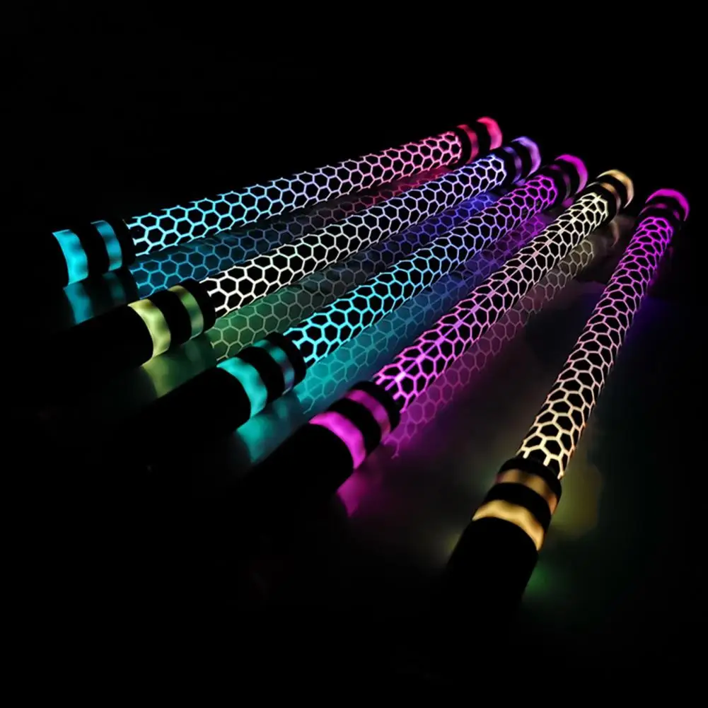 

Shockproof Spinning Pen Flash Snake Pattern Print Colorful Lights Decompress Exercise Hand-on Ability Finger Pen for Student