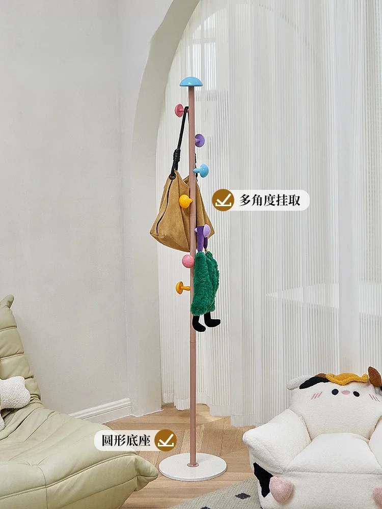 

Children's Mushroom Coat Rack Creative Hallway Bag Hanging Rack Bedroom and Household