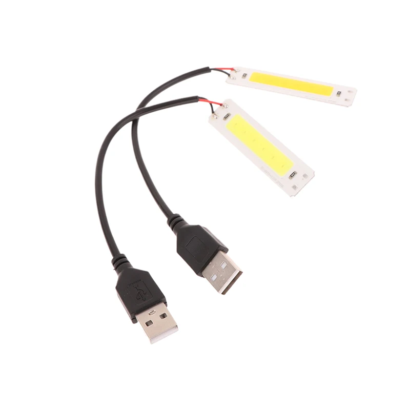DC 5V USB светодиодный источник света 2W COB Strip Bar Bulb 60x15mm Теплый холодный белый 3000K 6500K