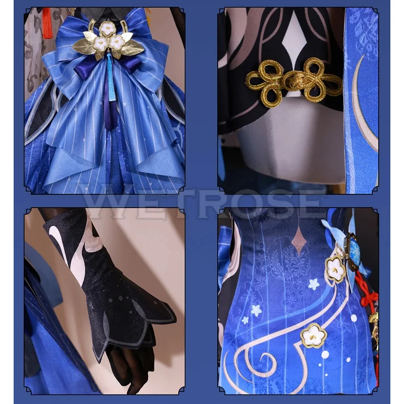 [Wetrose] новый костюм ganyu из кожи 2024 для косплея геншин ударный Сумерки цветущие Gan Yu