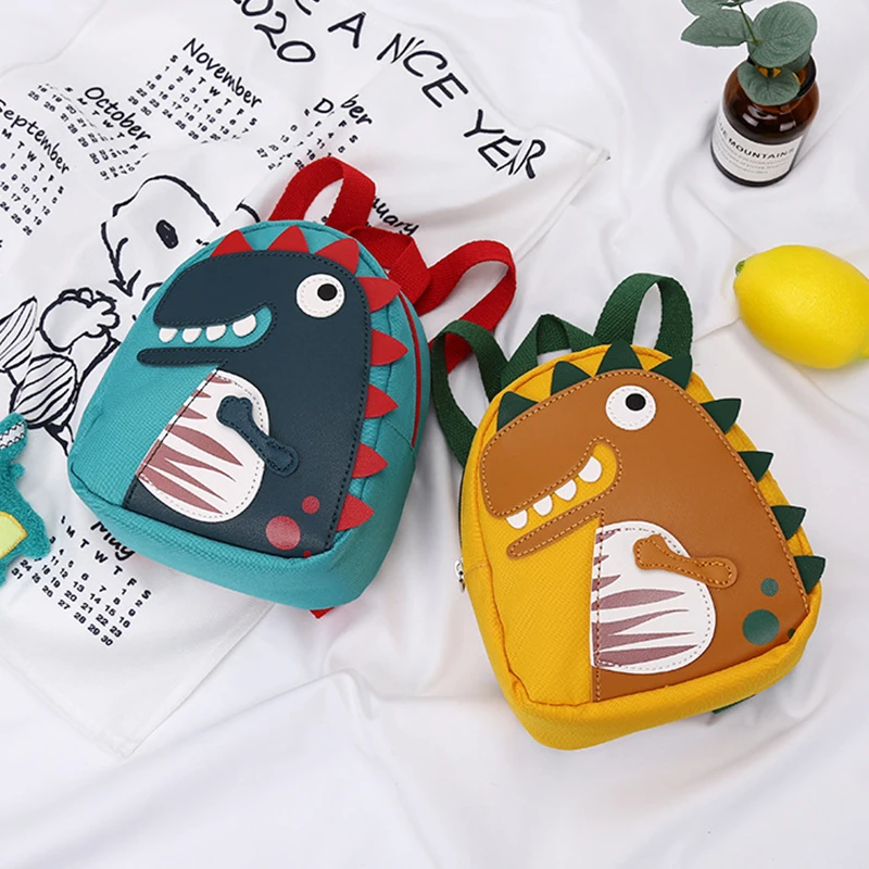 

Cute Cartoon Dinosaur Baby Backpacks Kindergarten Schoolbag Children Boys Girls School Bags Adjustable Animals Kid Backpack New