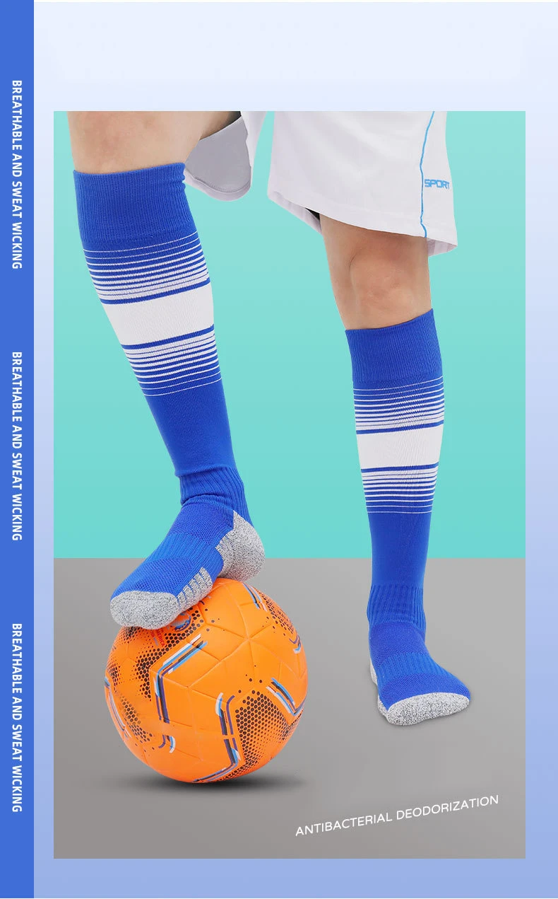 New Antibacterial Their Football Stockings Male Professional Ball Socks Child Absorbent Towels Bottom High Socks Soccer Socks