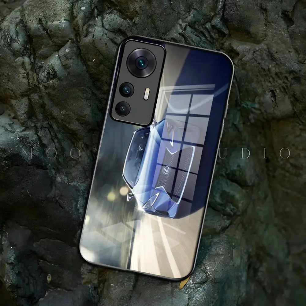 Роскошный автомобильный прозрачный чехол для телефона L-Lexus-s Samsung S 24 23 22 21 20 A 34 54