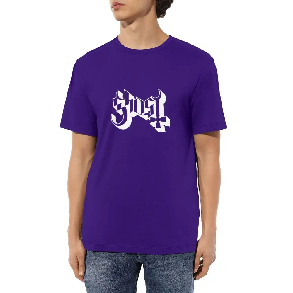 Ghost Bc Pre Vissura Heavy Metal Band Повседневная хлопковая футболка Ретро Модная уличная