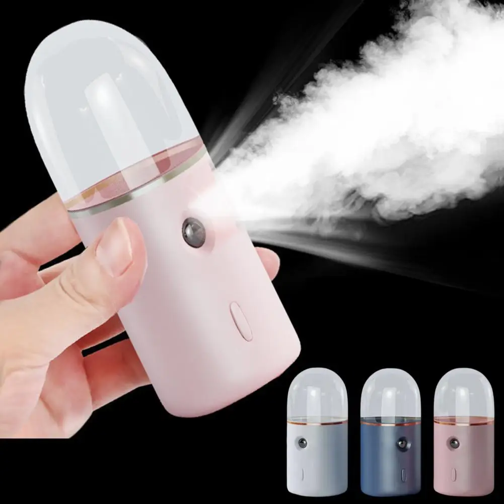 

30ml Facial Sprayer Large Capacity User-friendly ABS USB Rechargeable Mini Handy Mist Sprayer for Home