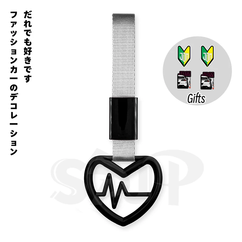 

JDM Tsurikawa Train Pen 1 Шт. Новое Кольцо Со Стрелой Купидона, Карабин Для Дрифта TopJDM, Автомобильный Ремешок