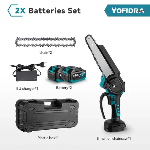 Yofidra 8-дюймовая бесщеточная электропила для Makita 18 В