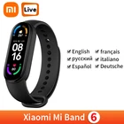 Умный Браслет Xiaomi Mi Band 6, 5 цветов, водонепроницаемый фитнес-браслет с измерением кислорода в крови, пульсометром, Bluetooth