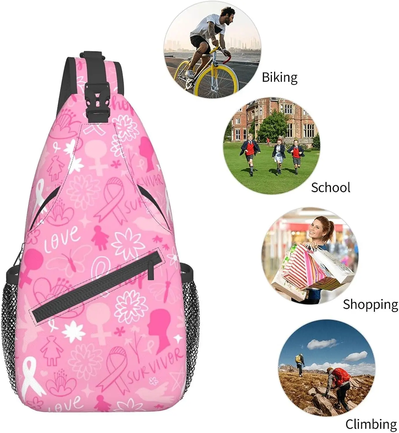 Рисунок 6 - Мужская нагрудная сумка через плечо