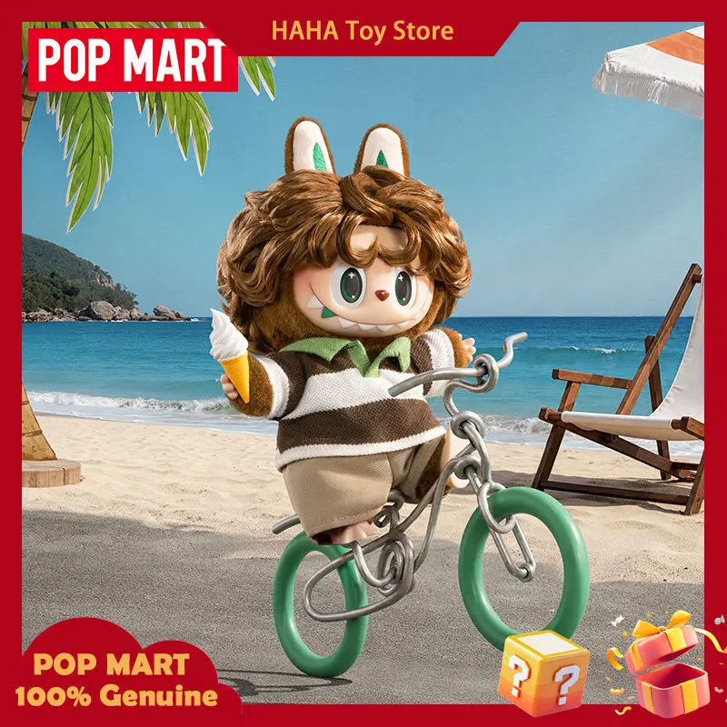 Фото Pop Mart The Monsters Labubu Retro Barber Shop: Виниловая плюшевая подвеска-фигурка в стиле ретро-парикмахерской, коллекционная фигурка, декоративное украшение (слепая коробка) №4