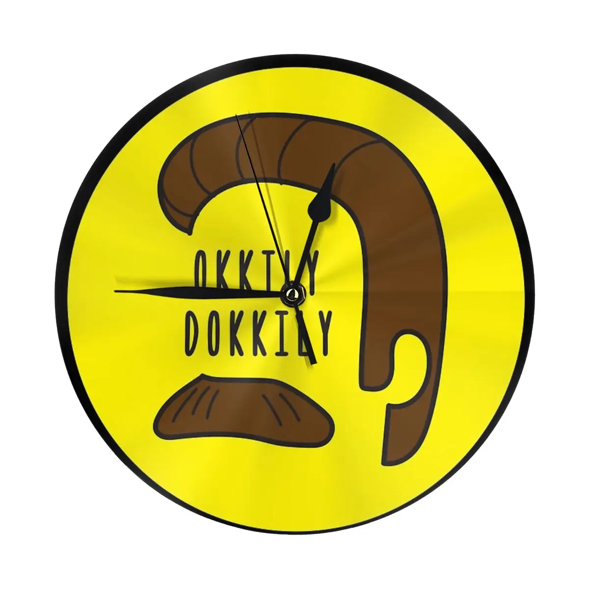 Okkily Dokkily дизайн фландрий настенные часы для украшения комнаты круглые