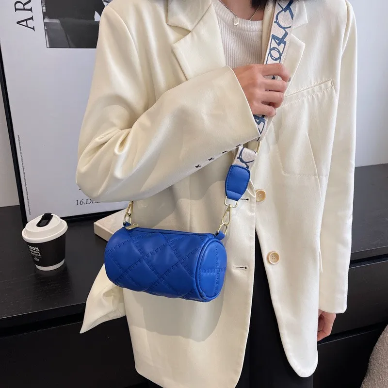 Fashion Simple Women's Designer Handbag High Quality PU Leather Small Messenger Bag Solid Color Shoulder Crossbody Bags Clutch