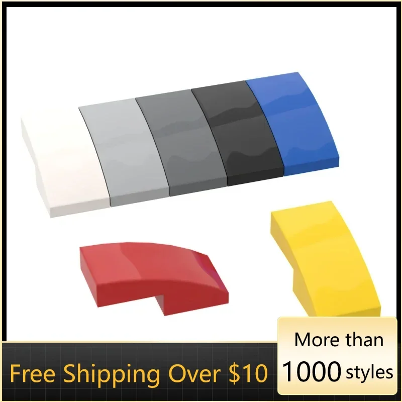 10 шт. собирает частицы 11477 2x1 строительные блоки с изогнутой поверхностью набор