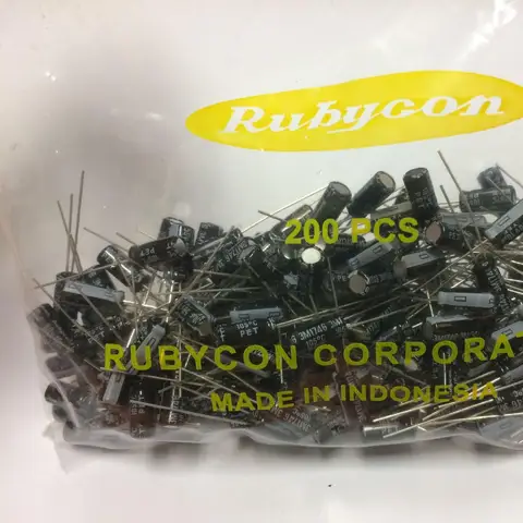 63zlj100m8x11,5 | 100uF 20% 63V D8xL11.5mm 105 ℃ Rubycon электролитический конденсатор