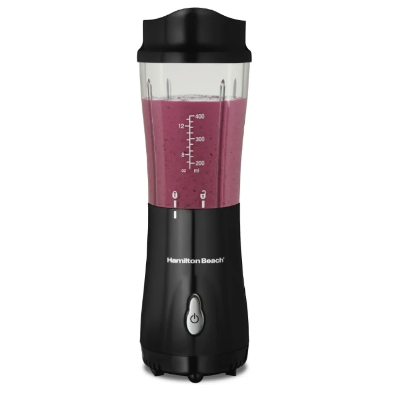 Hamilton Beach Single Serve Blender with Travel Lid, Multi-c