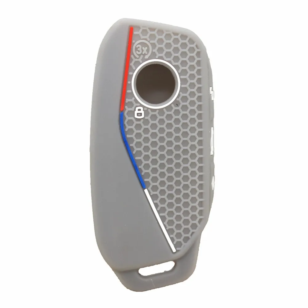 

Силиконовый чехол для автомобильного ключа Xinyuexin, брелок для BMW Ix I4 2 3 4 5 X3 X5 2021 2022 2023, 4 кнопки, умный пульт дистанционного управления, защита брелка