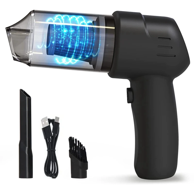 

Mini Handheld Vacuum Cleaner Cordless,USB Rechargeable,9000Pa Strong Suction Vacuum for Home Office Car Cleaning Pet