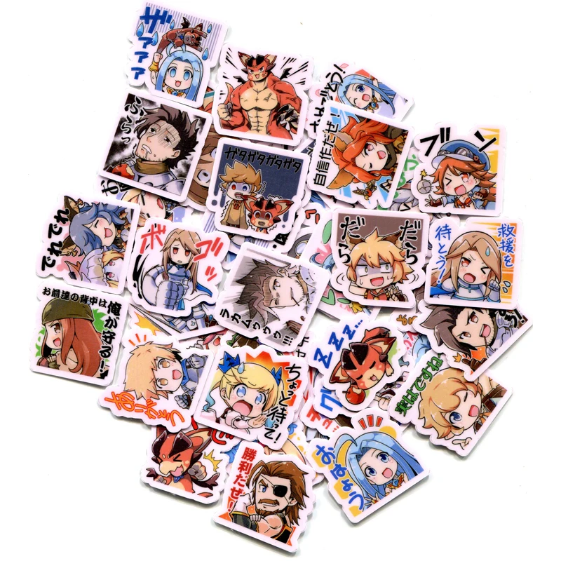 

40 шт., аниме-наклейки для косплея