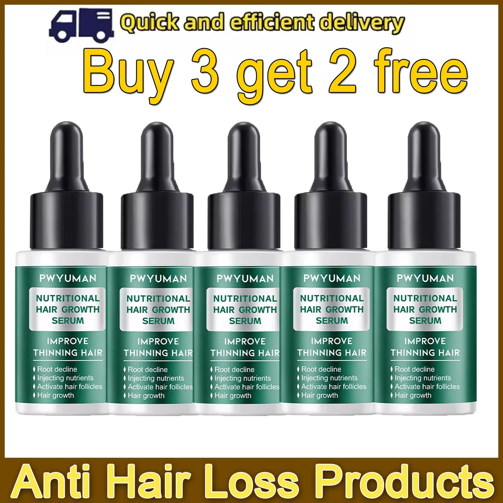 5 шт. сыворотка для роста волос против выпадения